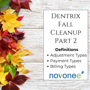 Dentrix cleanup part 2 Definitions