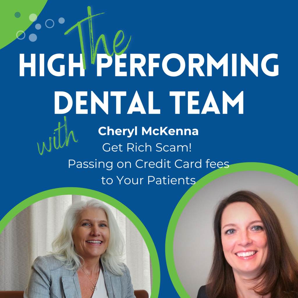 #125 Cheryl McKenna Passing on credit card fees to your patients