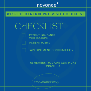 The Dentrix Pre-Visit Checklist